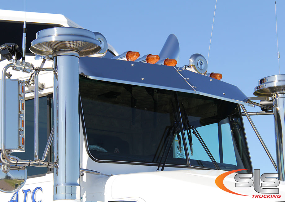 W900SAR Drop Visor, 11" Stainless Steel